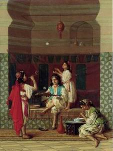 Arab or Arabic people and life. Orientalism oil paintings 210